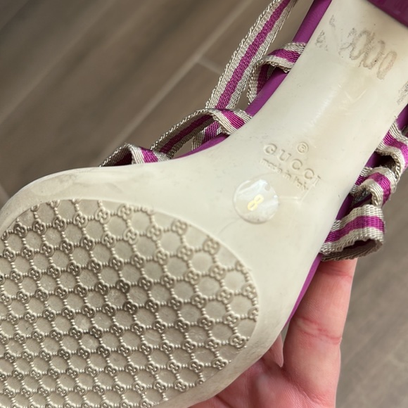 Gucci strappy sandals. Worn once! - Picture 6 of 6